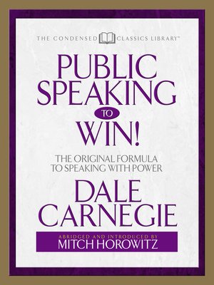 cover image of Public Speaking to Win